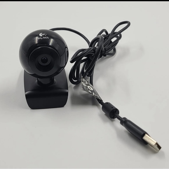 Logitech C120 V-U0012 USB Webcam Computer Laptop Camera Mount Used Tested - Picture 1 of 8